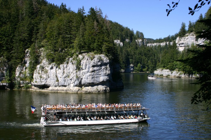 Bateaux du saut du Doubs  - Crédit photographique : © Compagnie Droz-Bartholet
